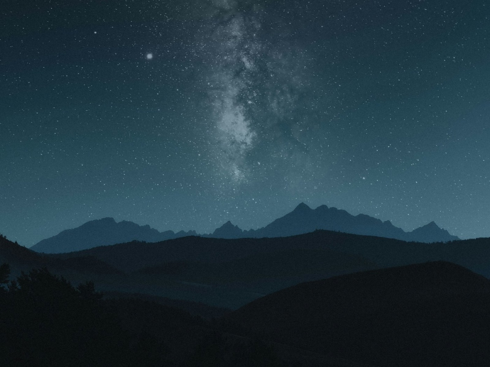 Stargazing — low light pollution territory